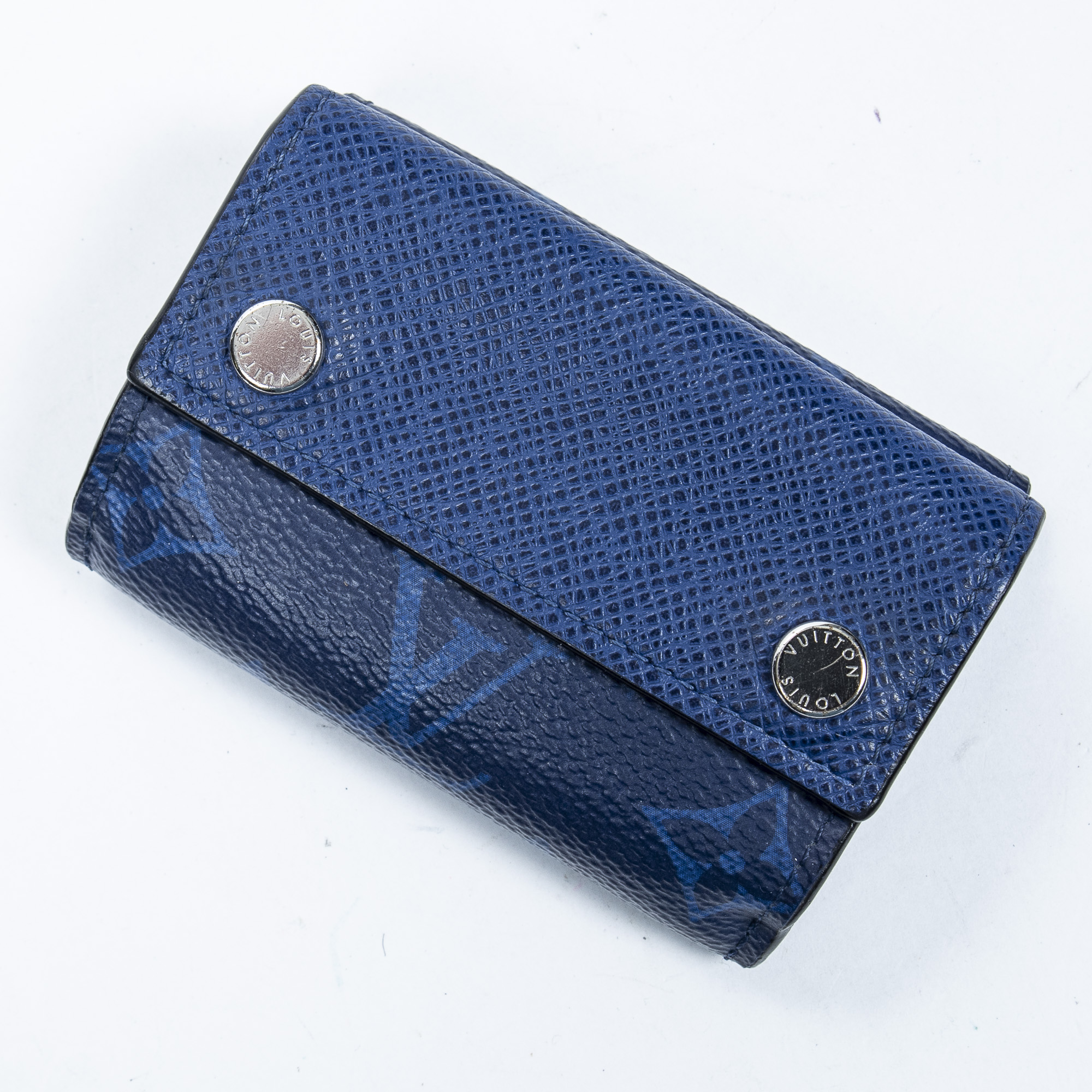 Louis Vuitton Discovery Discovery Compact Wallet, Blue