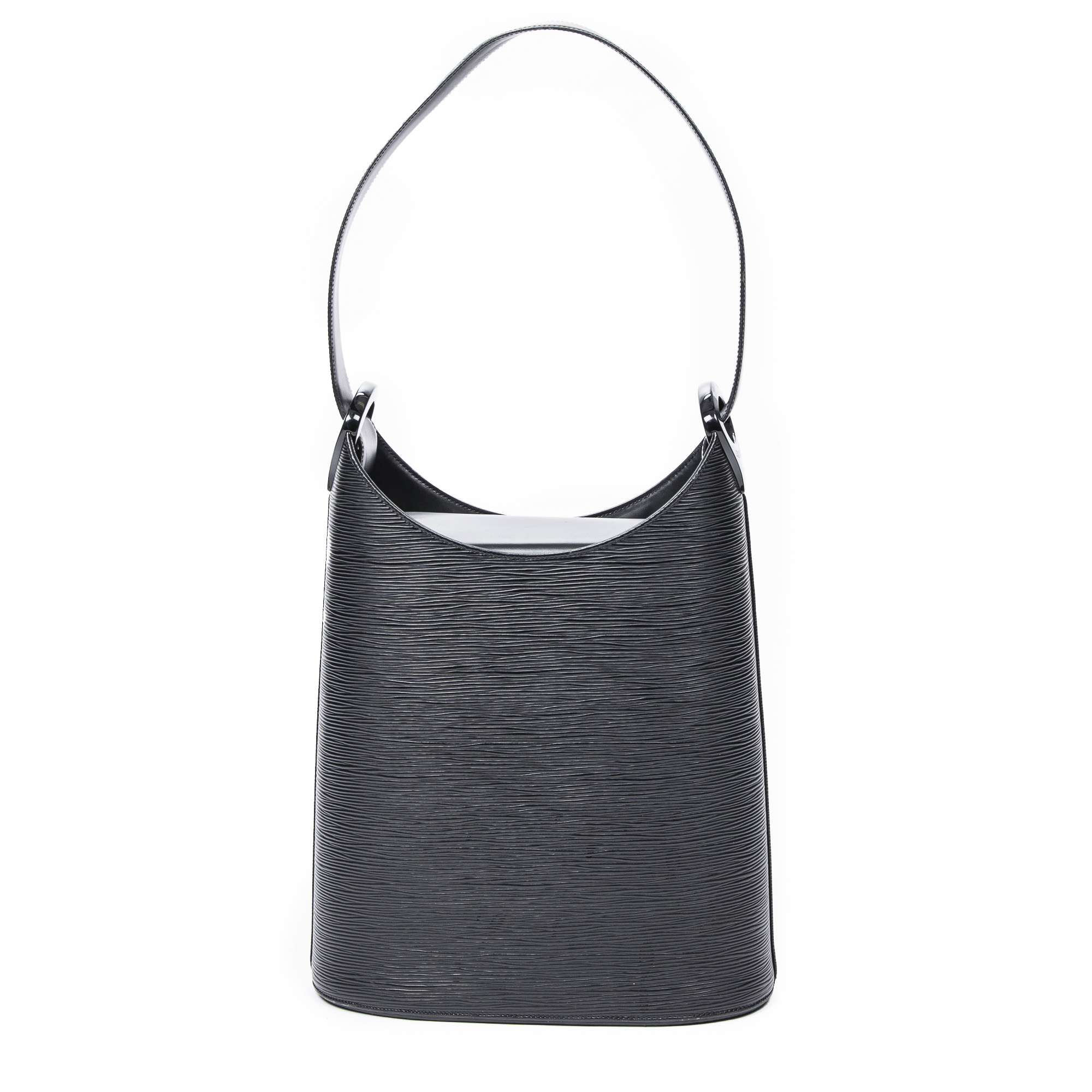 Black Louis Vuitton Epi Sac Verseau Shoulder Bag