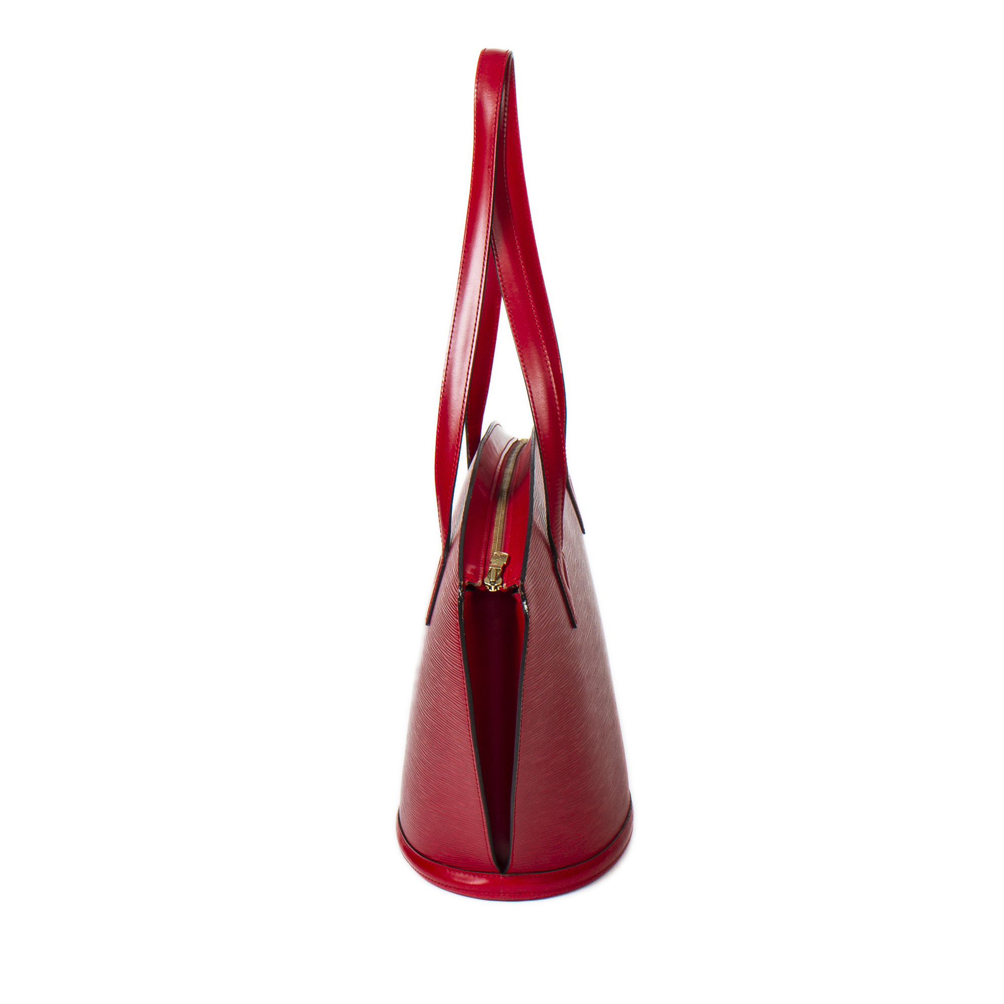 Shop for Louis Vuitton Red Epi Leather St Jacques PM Shoulder Bag