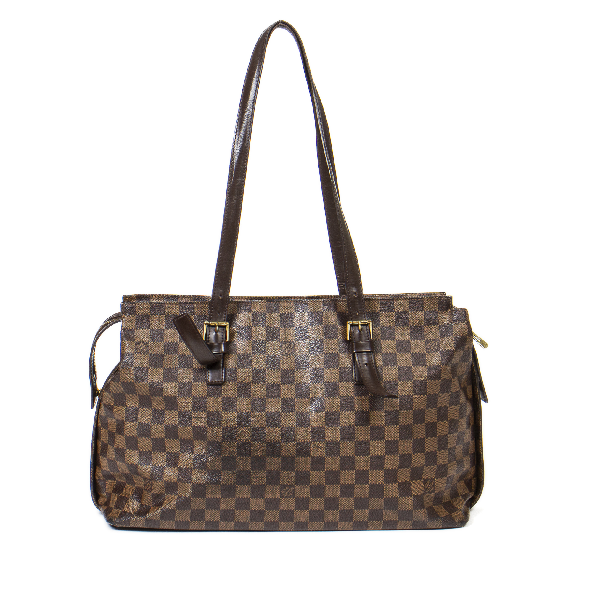 Louis Vuitton Damier Ebene Chelsea Tote Bag Shoulder Bag