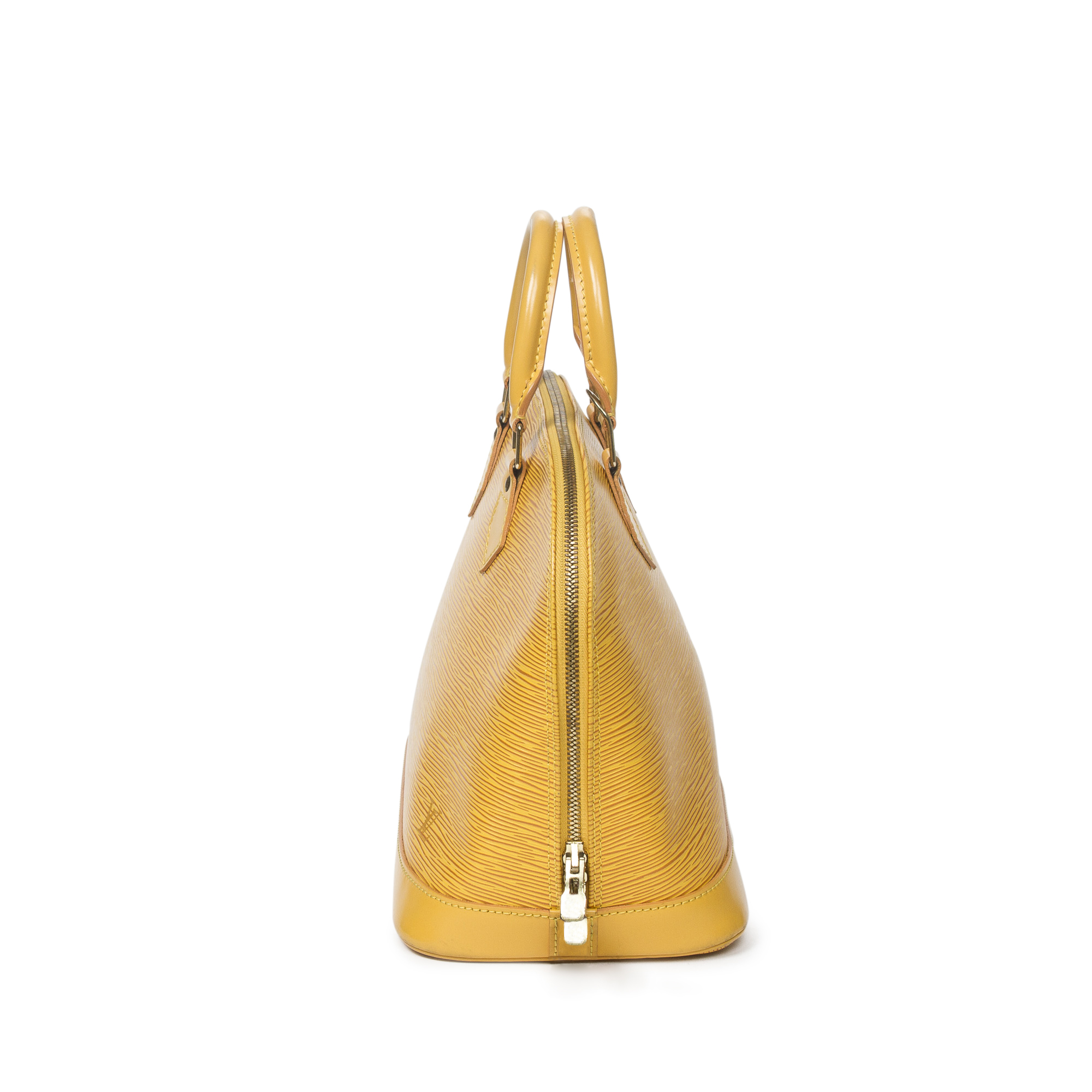 Louis vuitton alma discount yellow