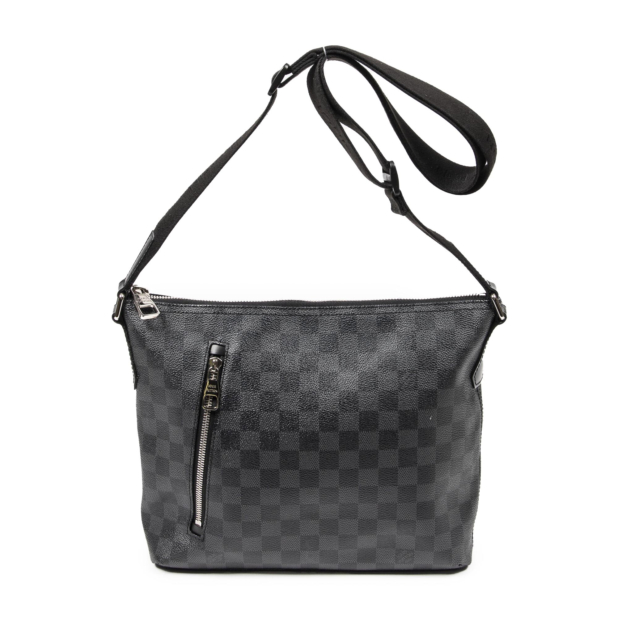 Louis Vuitton Mick Messenger Bag Damier Graphite PM Black