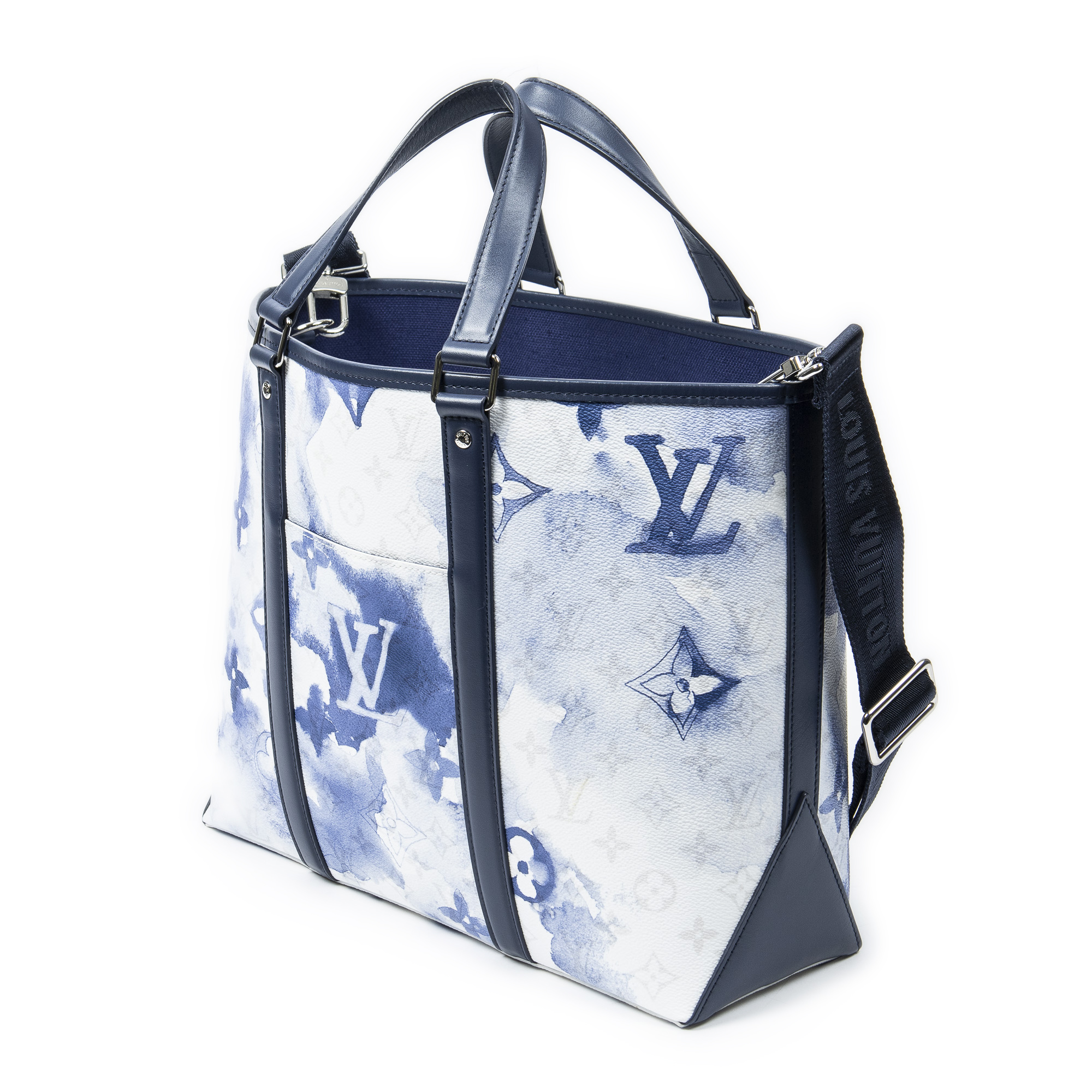 Louis Vuitton Blue/White Monogram Watercolor Weekend Tote GM Louis Vuitton