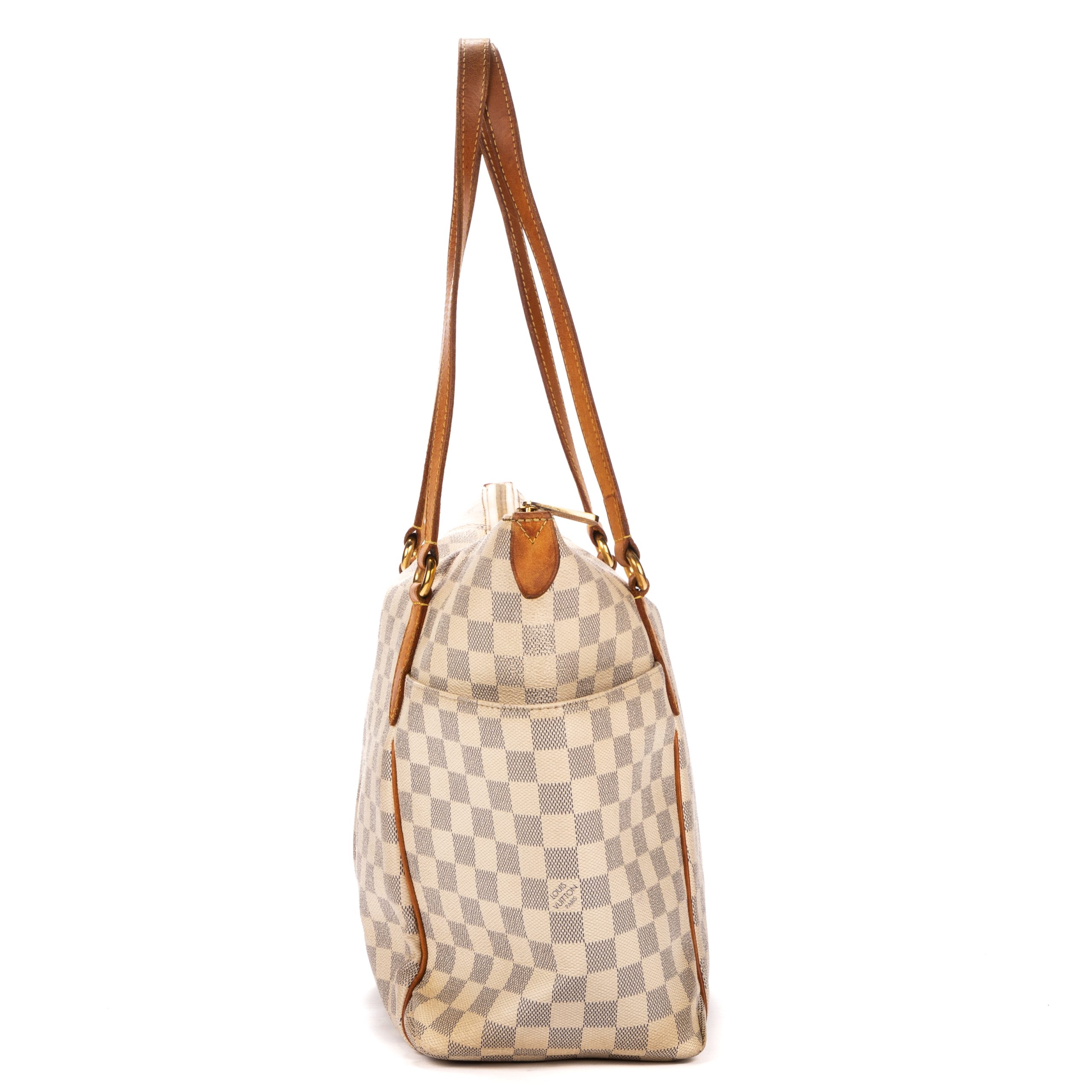 Louis Vuitton Totally Mm Damier Azur Shoulder Bag Women