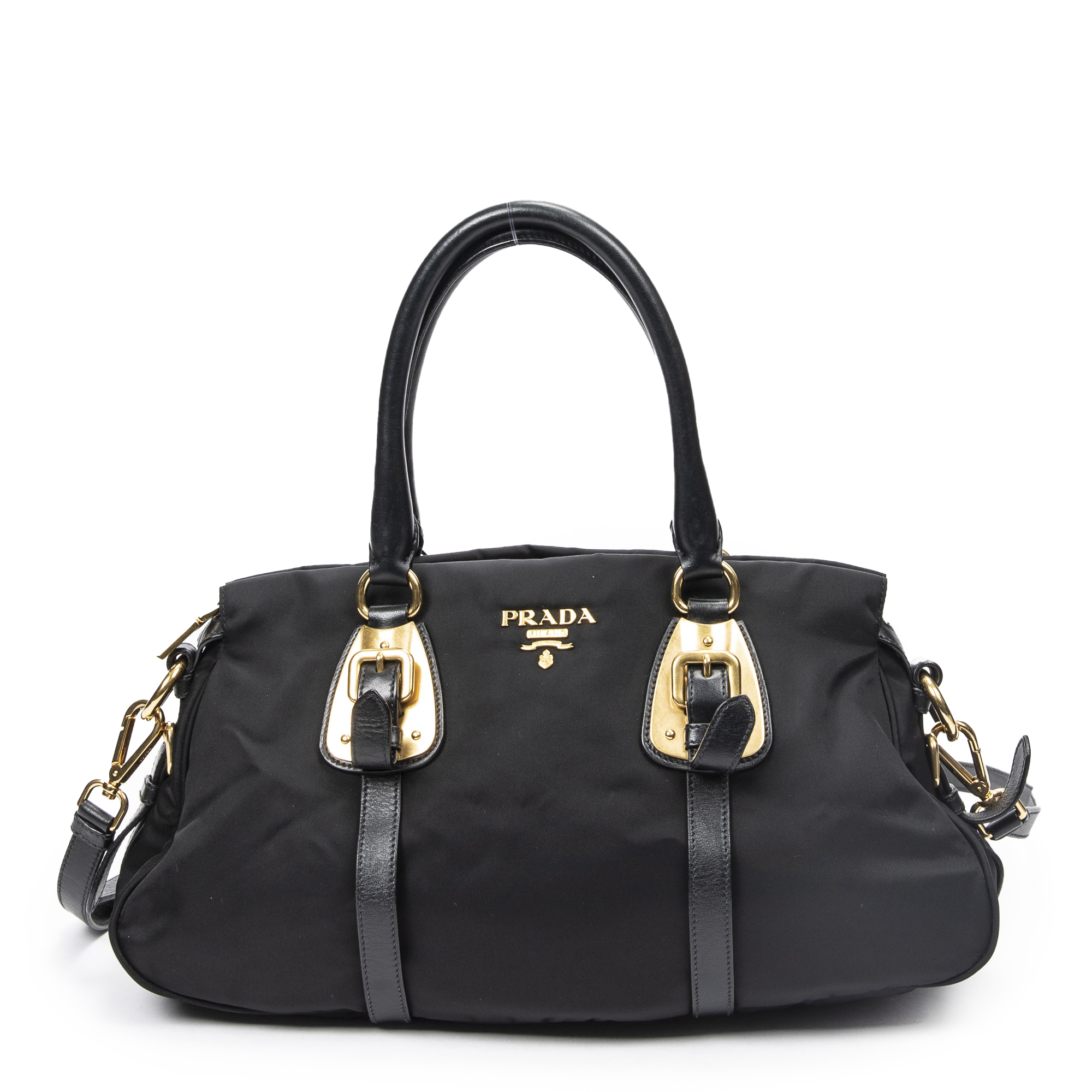 Prada Bauletto Convertible Satchel Bag