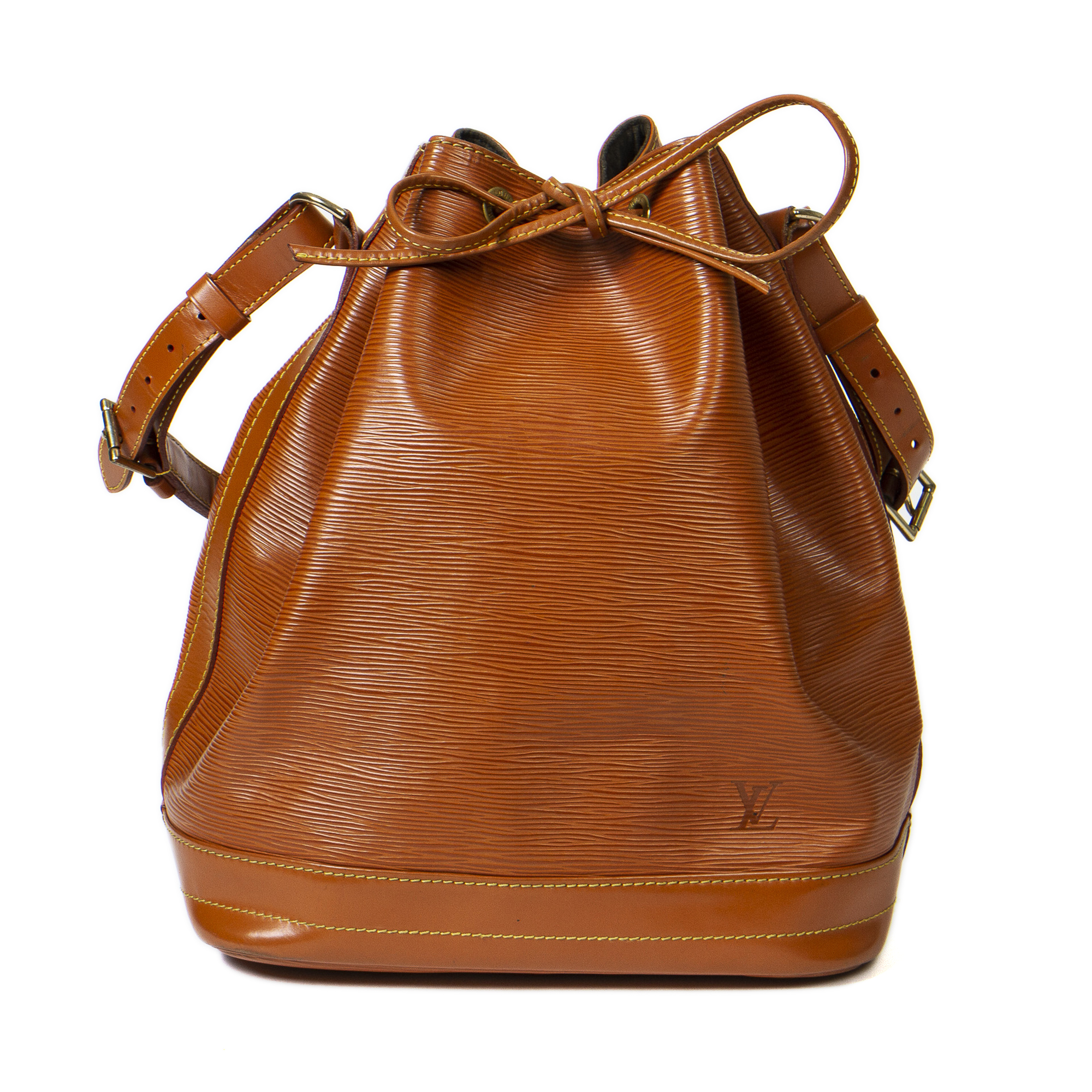 LOUIS VUITTON Epi Noe GM Tan brown handbag Bucket bag 