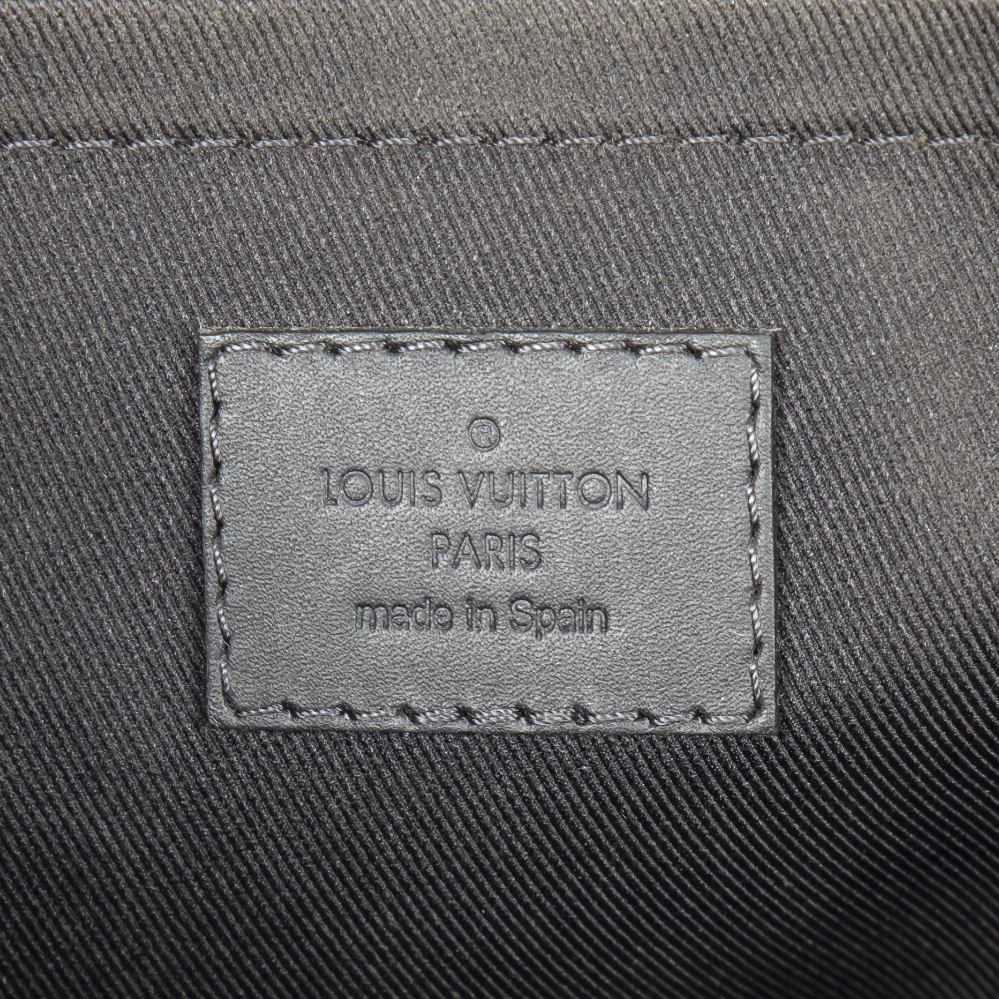 Louis Vuitton Discovery Pochette Monogram Shadow Leather GM at