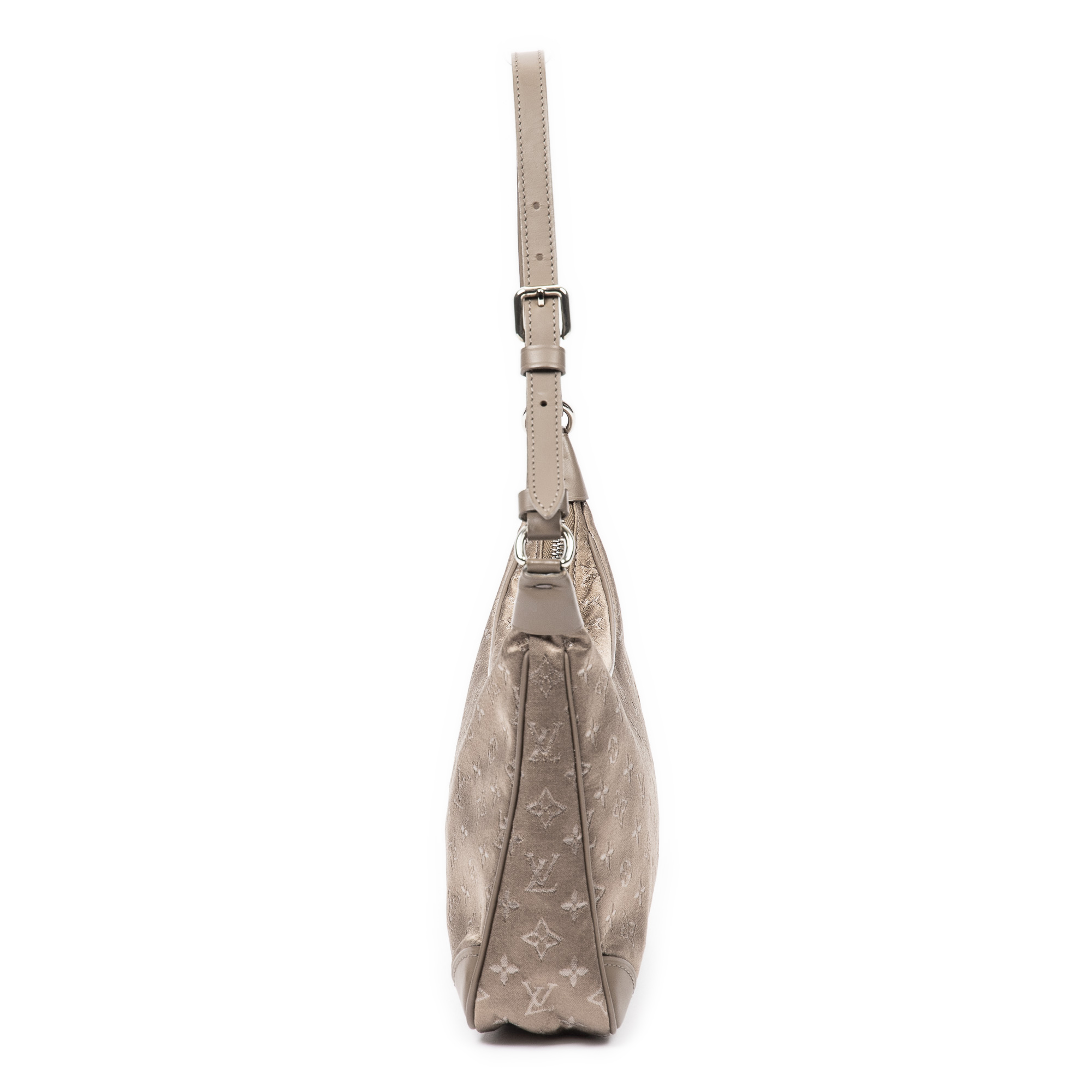 Louis Vuitton Boulogne mini handbag in taupe monogram canvas and