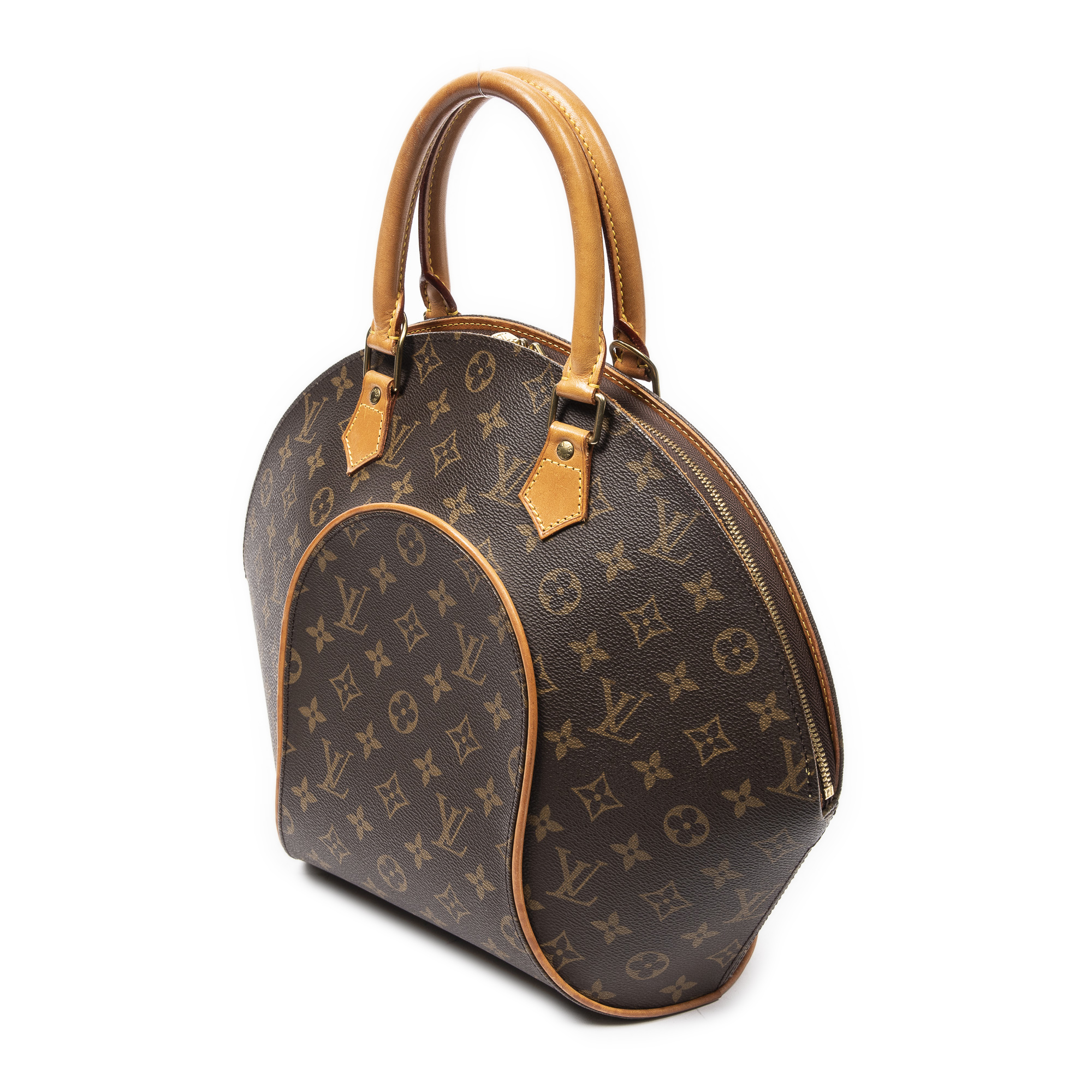 Louis vuitton monogram ellipse Gm shopping bag Brown Leather ref