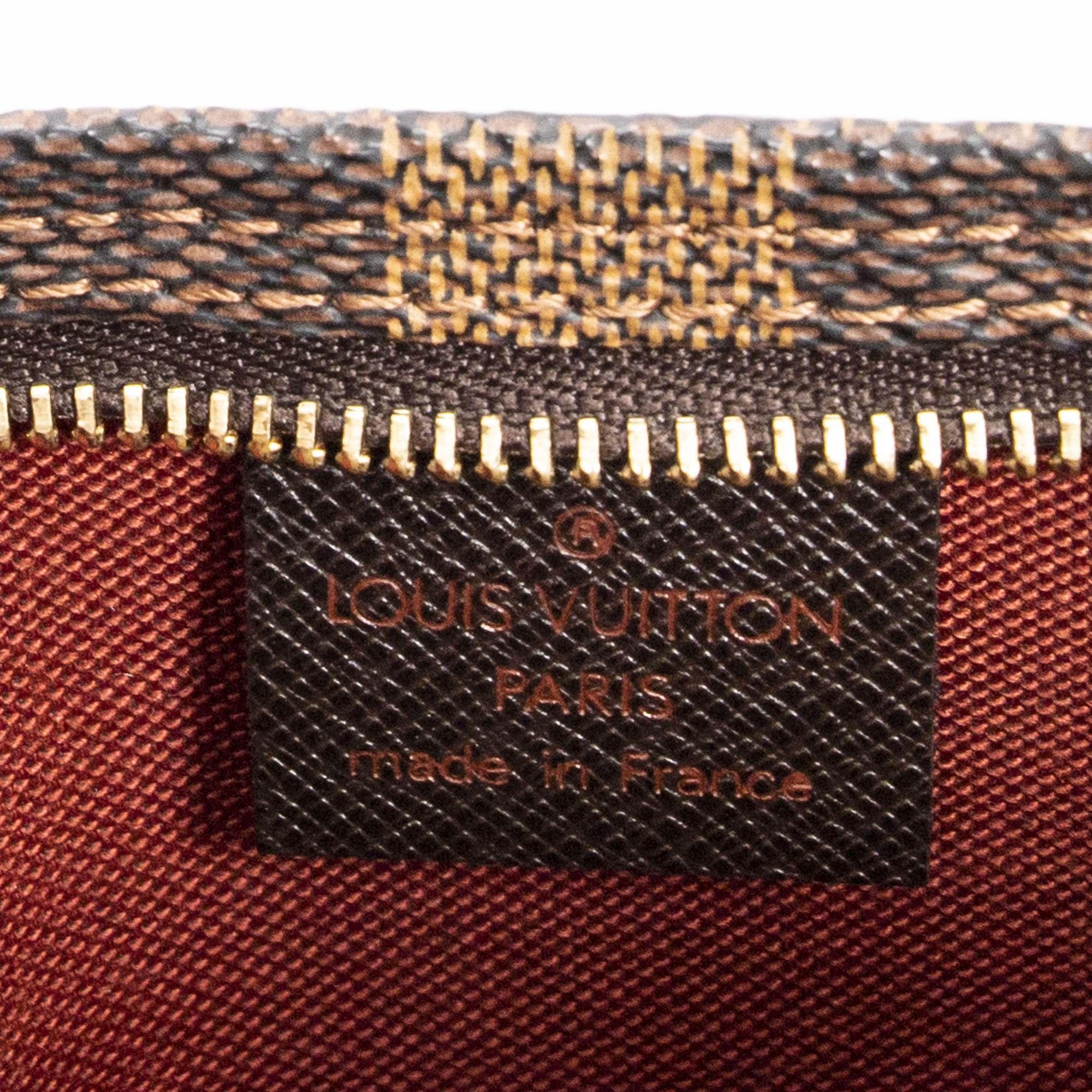 Louis Vuitton Damier Ebene Trousse Make Up Bag (N51982)