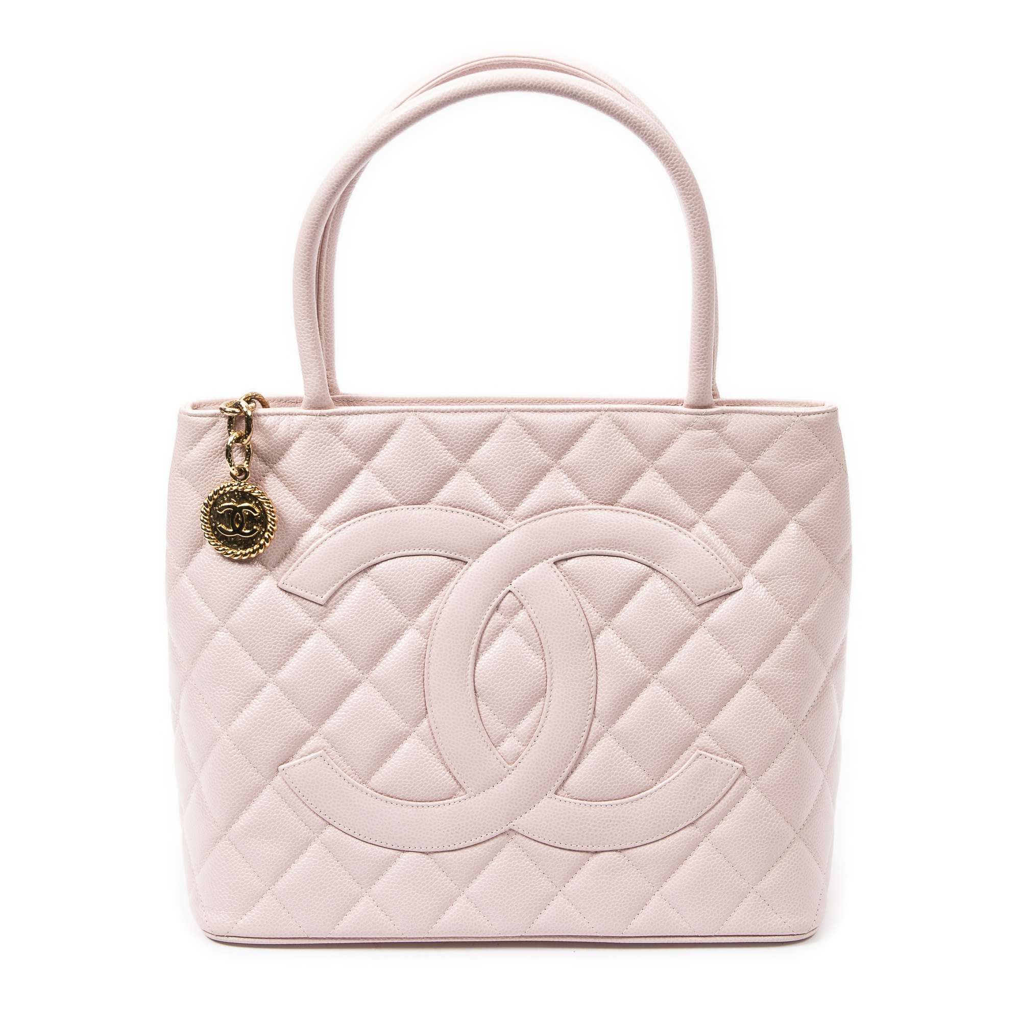 Chanel Pink Caviar Medallion Bag