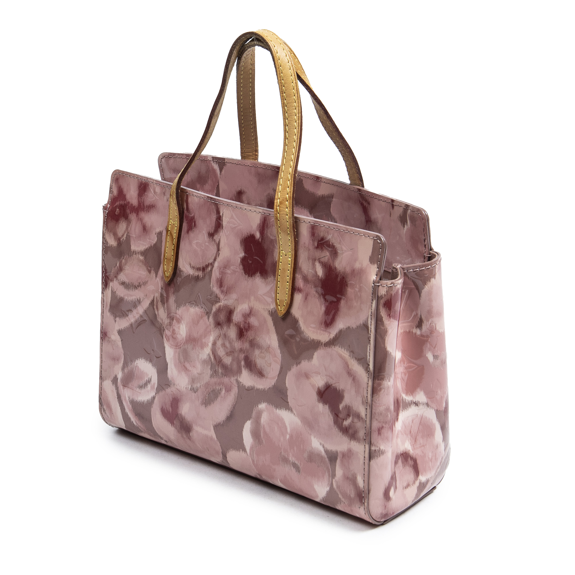 Louis Vuitton Catalina Bb Rose Indien Monogram Vernis Leather Handbag
