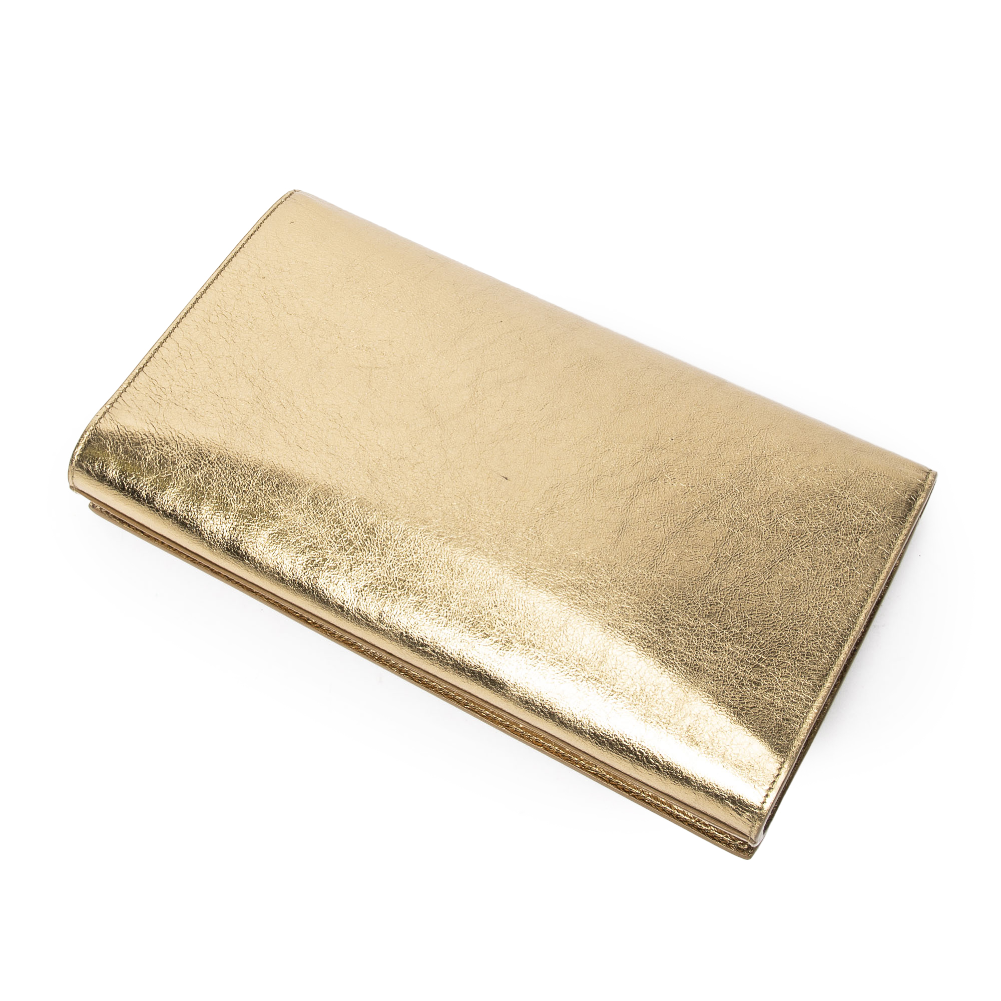 yves-saint-laurent-gold-belle-de-jour-metallic-leather-clutch