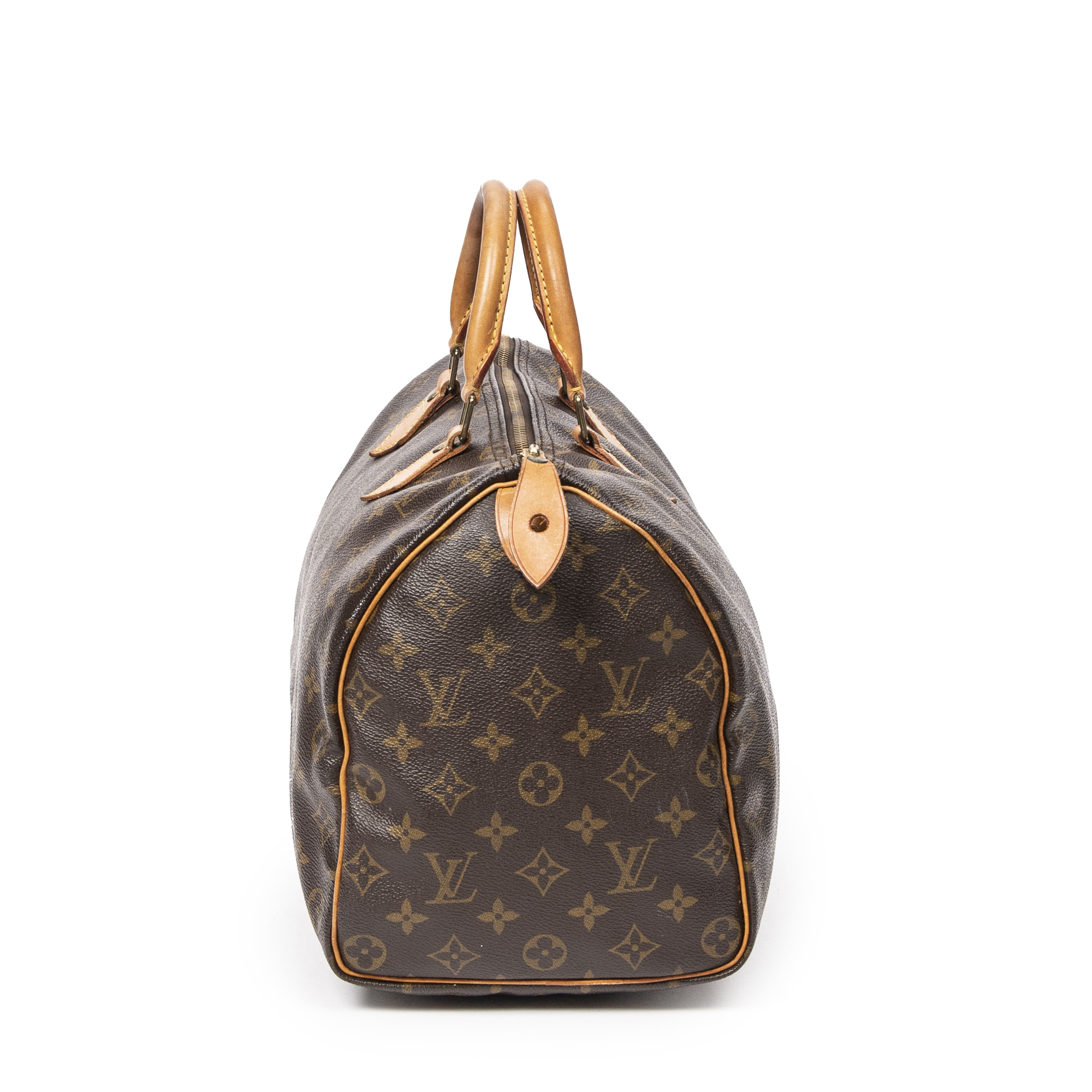 Louis Vuitton Speedy Speedy bandouli√ Re 35, Brown, One Size