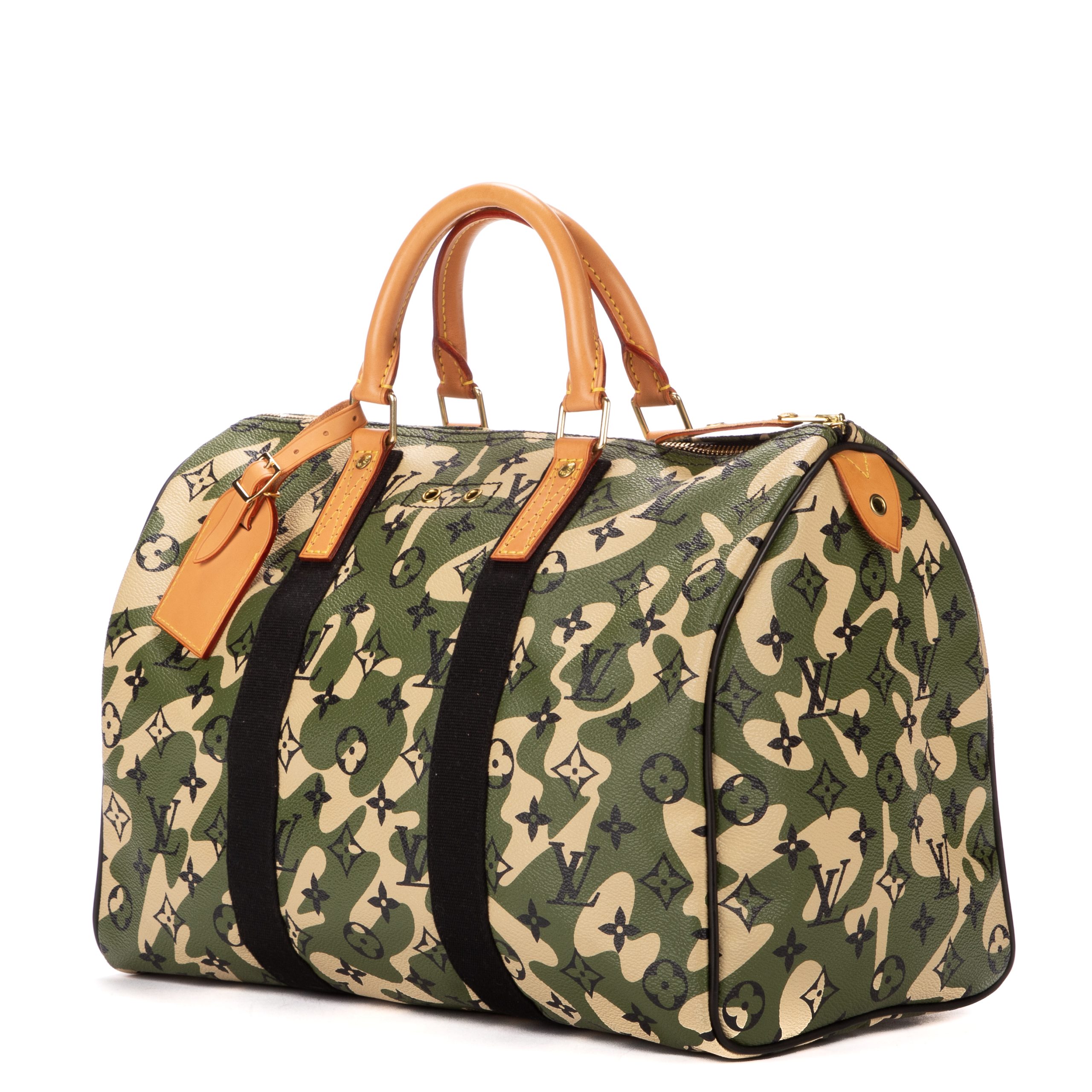 Louis Vuitton Takashi Murakami Camouflage Speedy Monogramouflage 35 Keepall