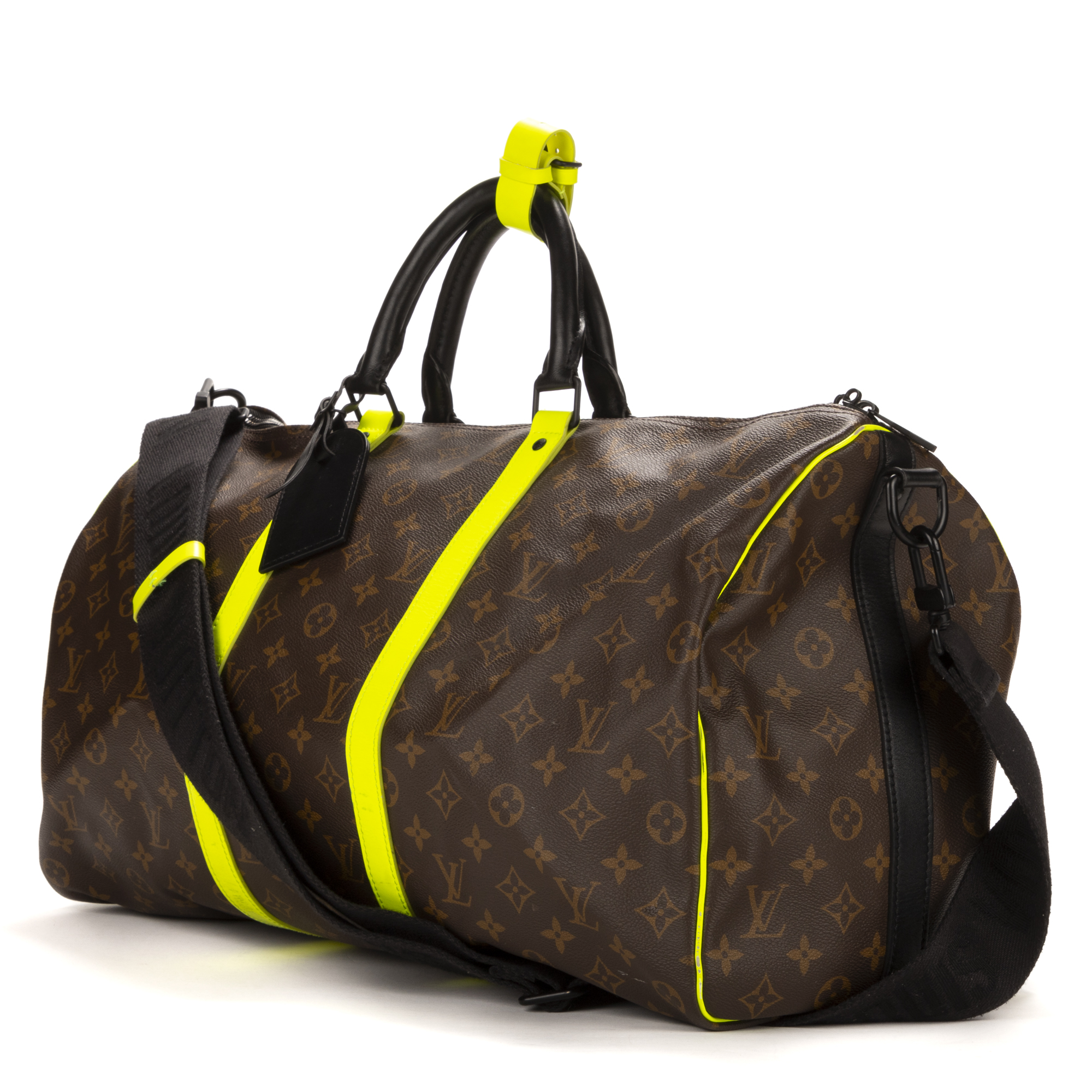 Louis Vuitton Keepall Bandouliere 50 Monogram Brown Macassar