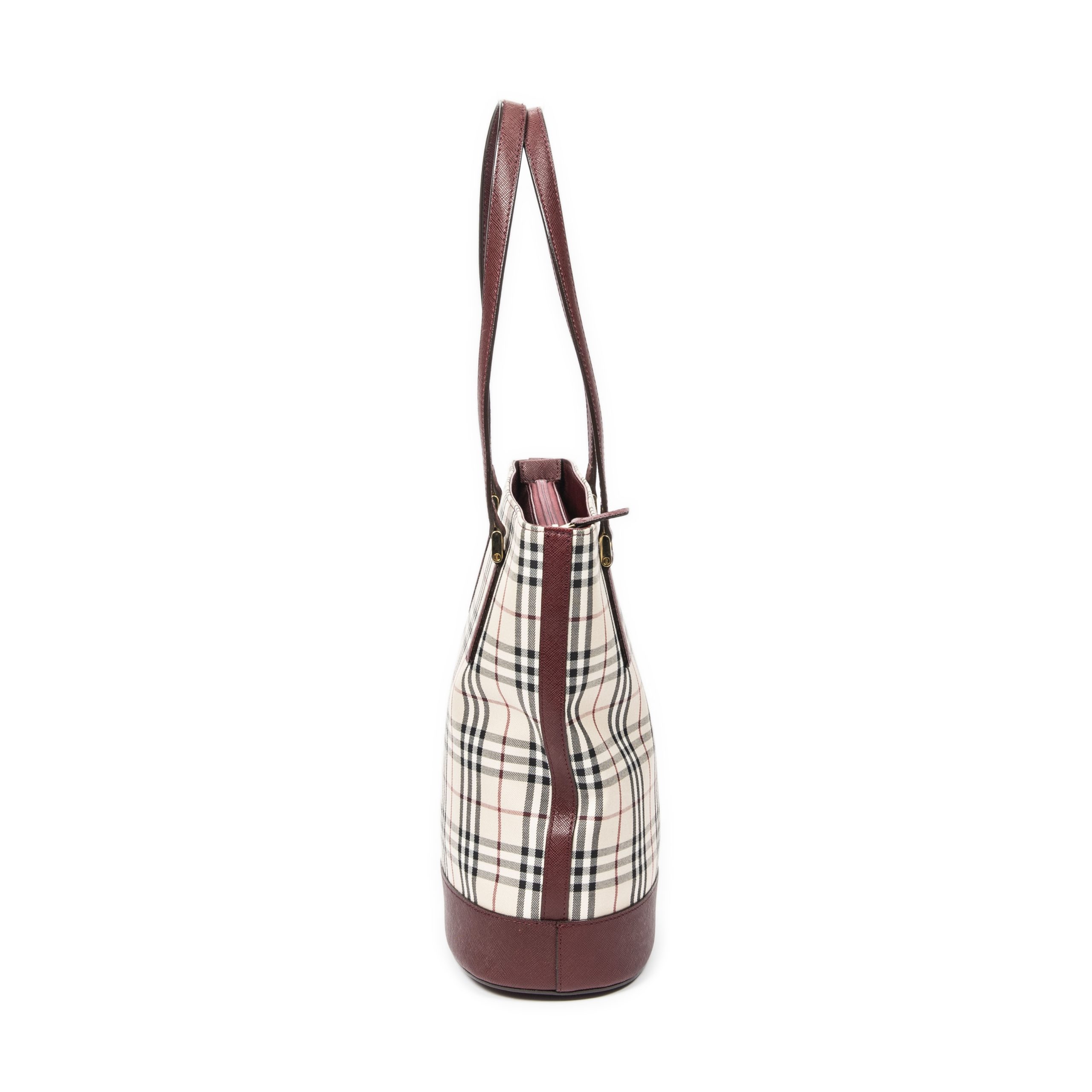 Burberry nova check online bucket bag