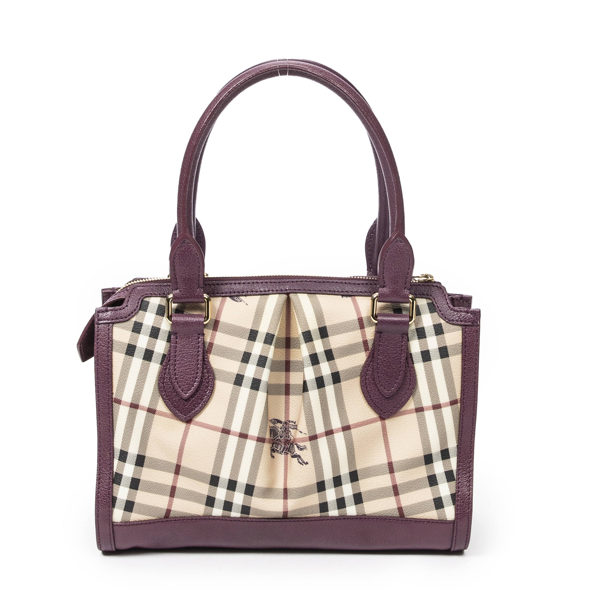 Burberry zip discount tote