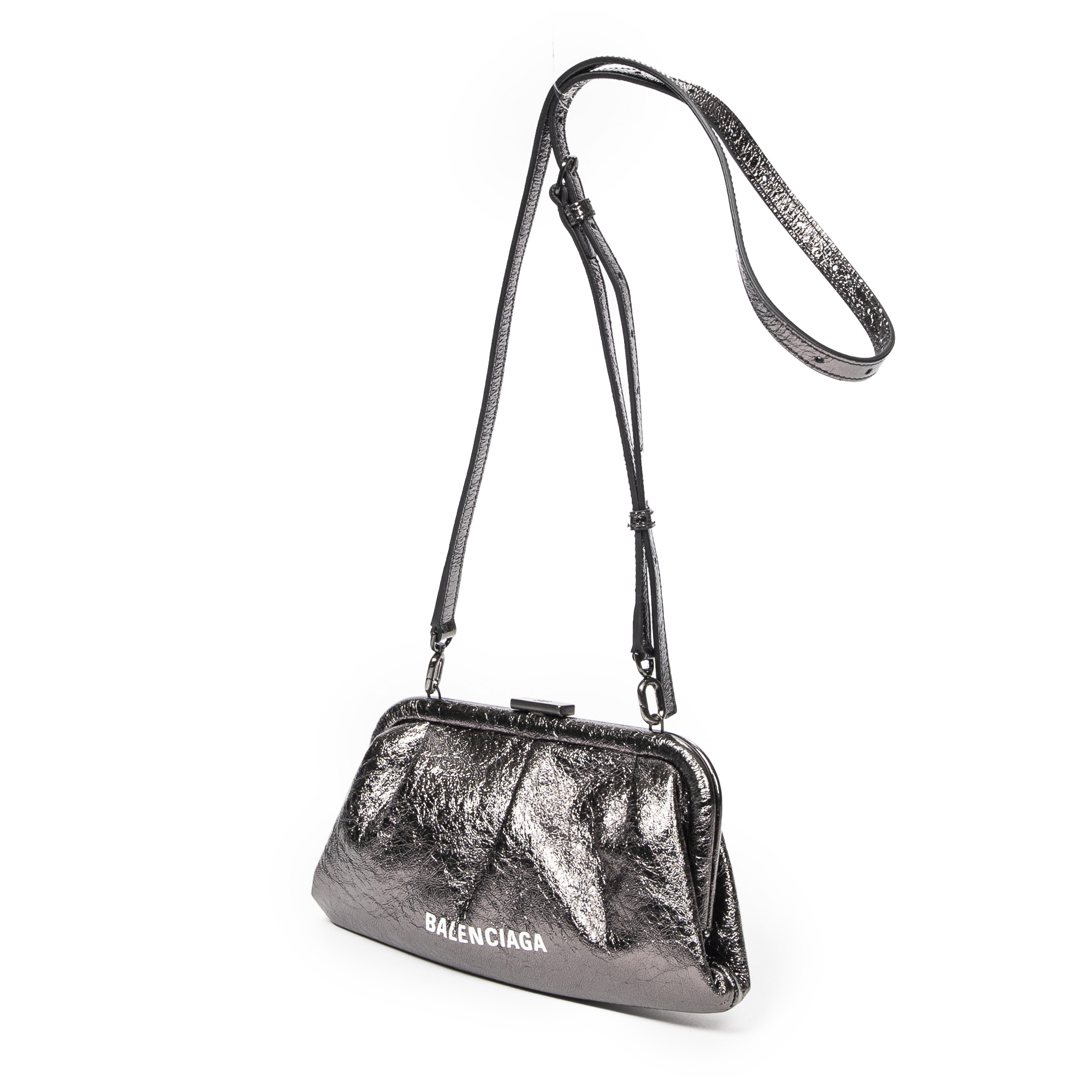 Balenciaga cloud xs discount clutch with strap