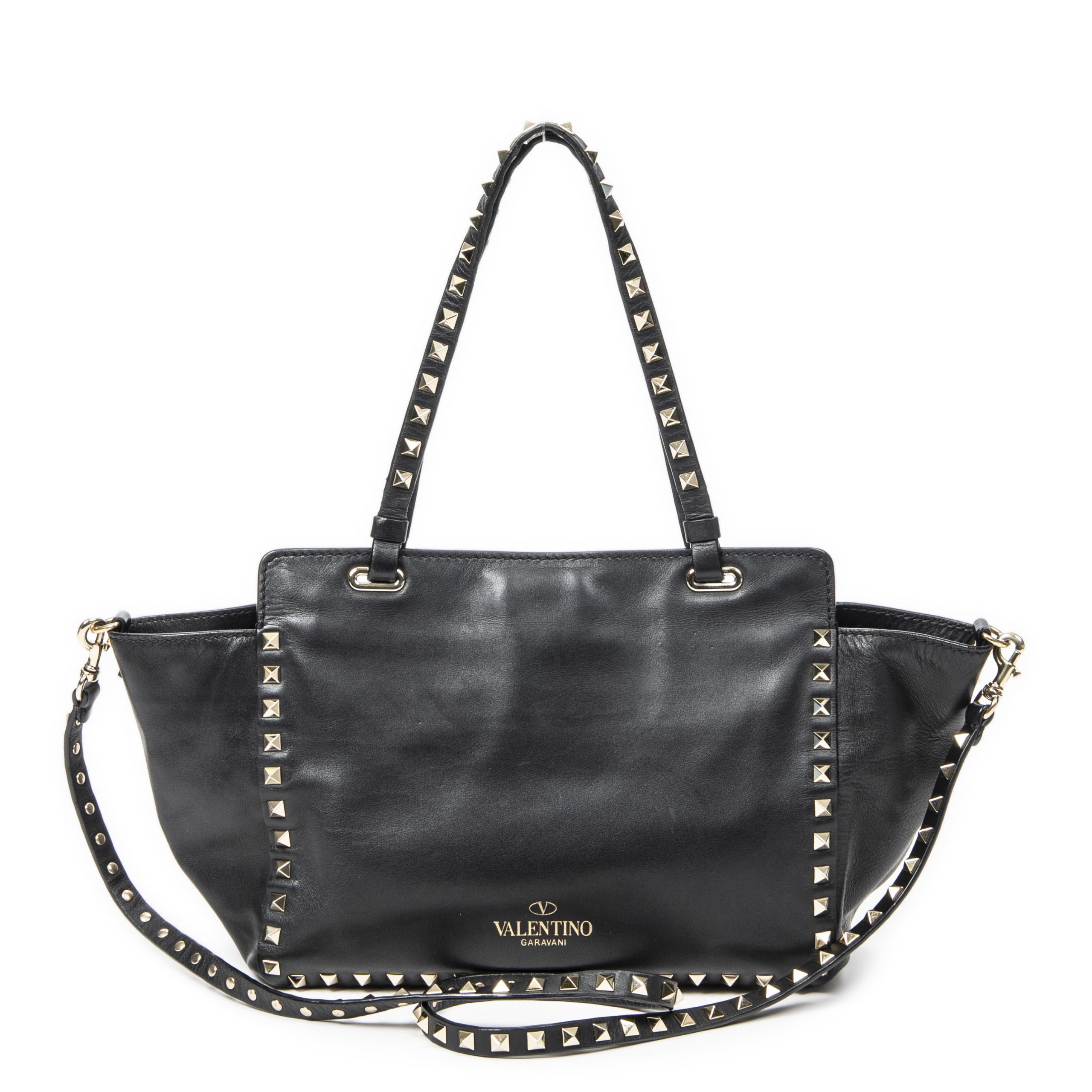 Small Rockstud Trapeze Tote BrandCo Paris