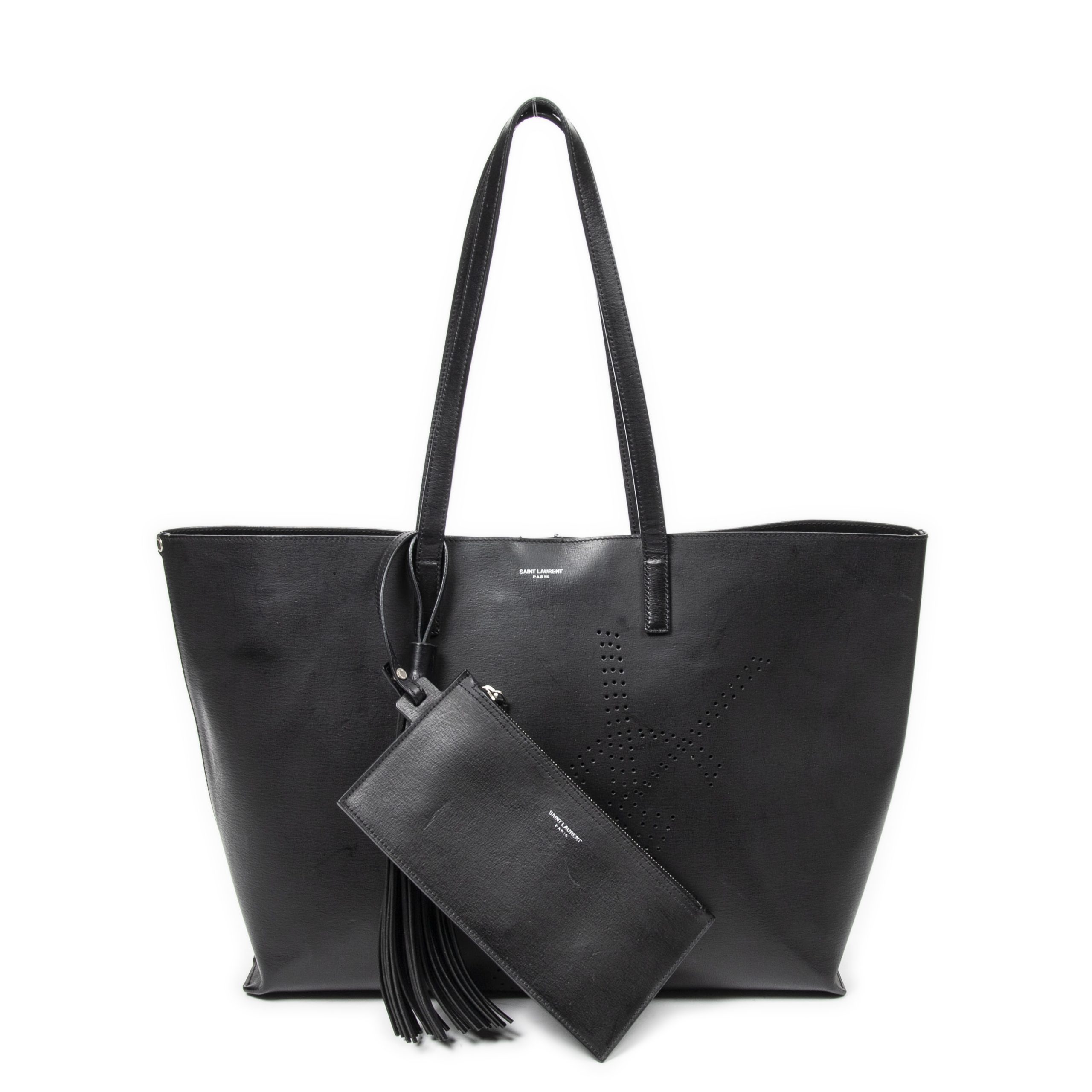 Saint laurent east clearance west shopping tote bag