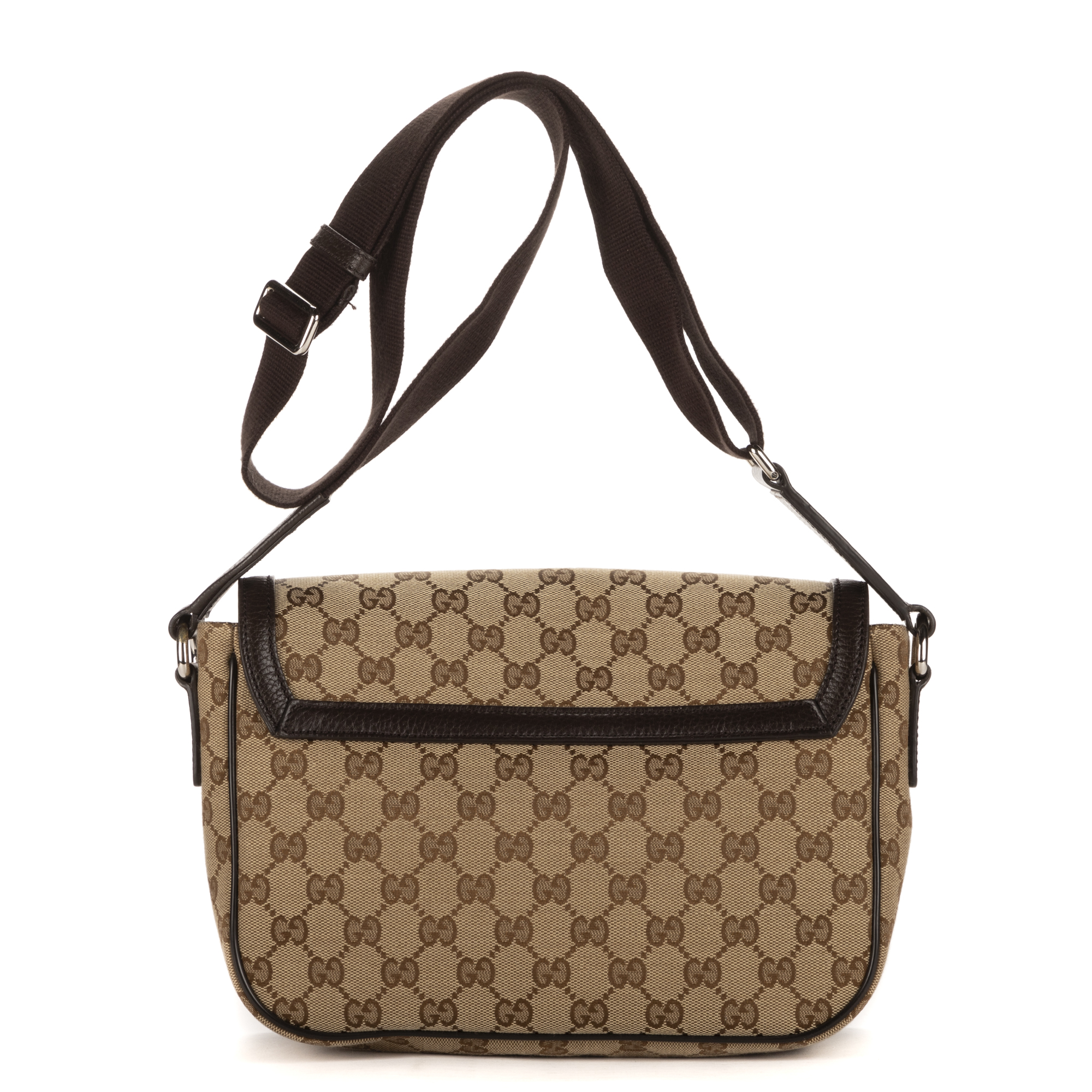 Gucci gg canvas clearance messenger bag shoulder crossbody