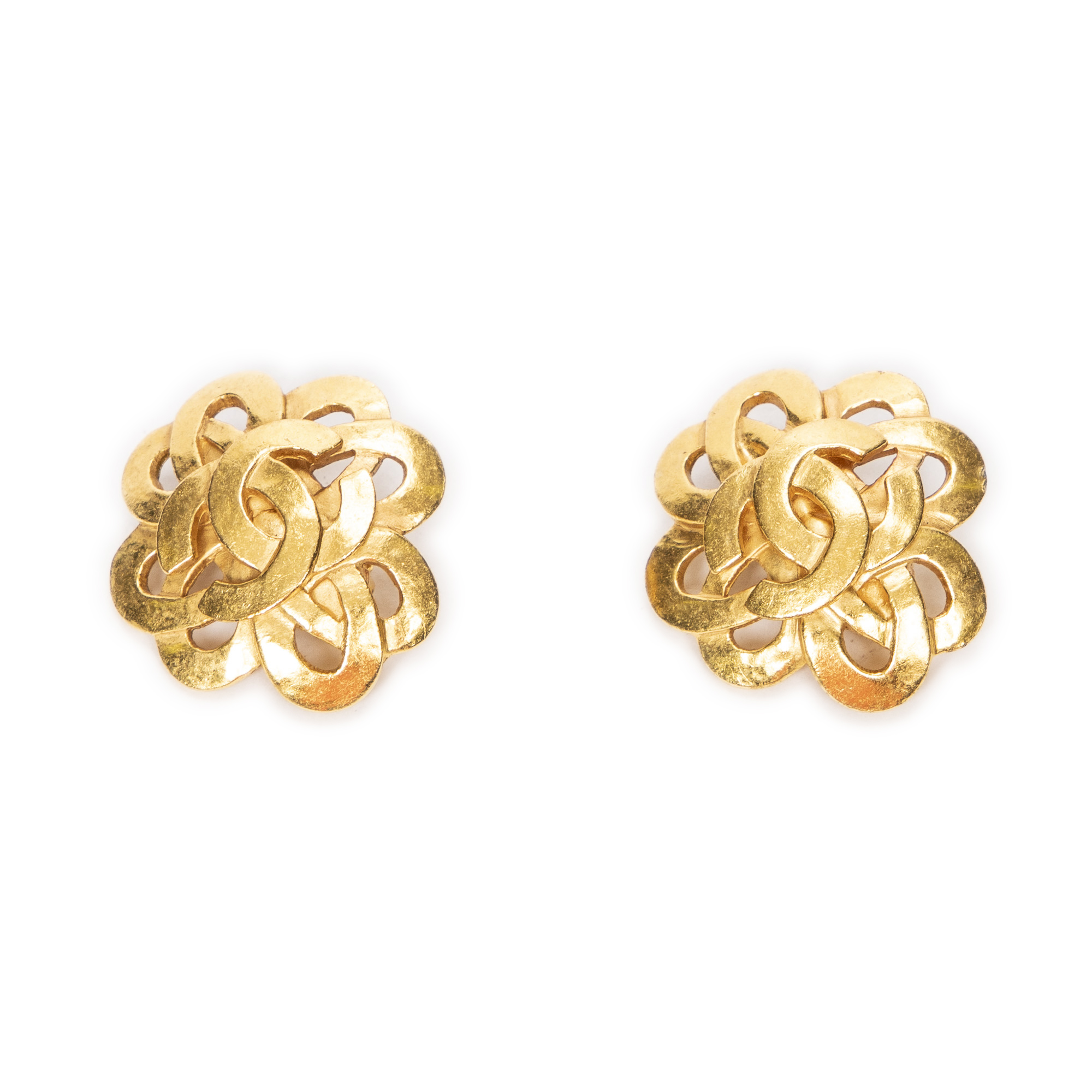 CC Clover Clip On Earrings - BrandCo Paris